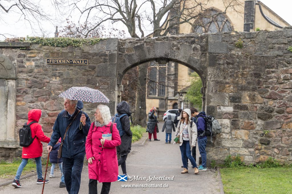 Flodden Wall - Reste einer Stadtmauer